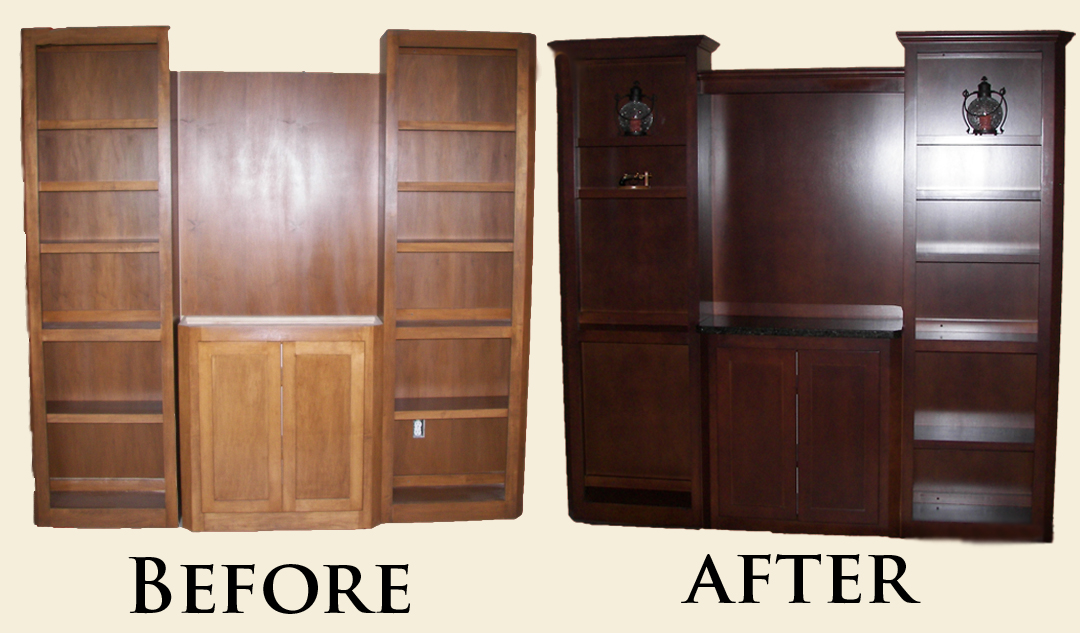 Cabinet Before and After