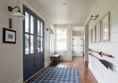Freshly painted hallway