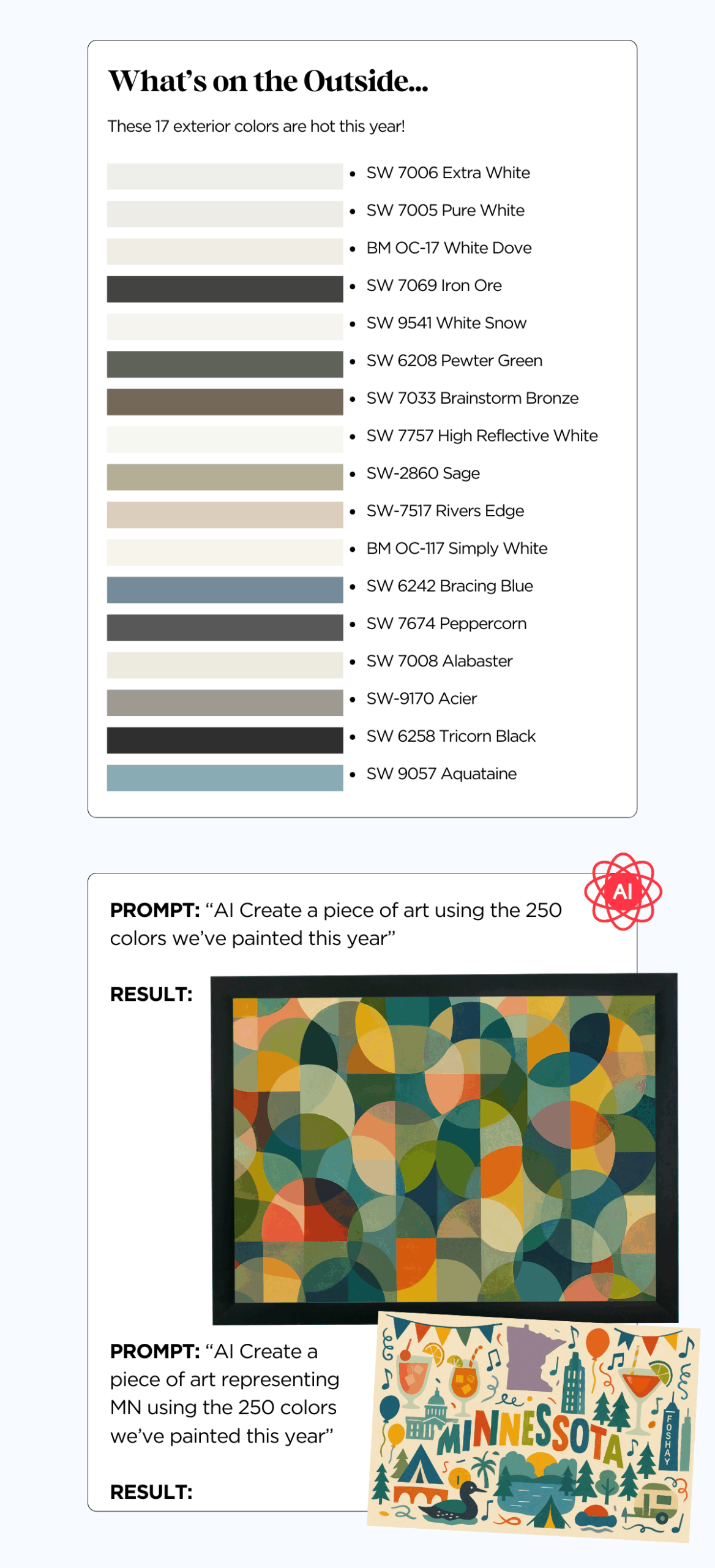 Brush Masters Trending Paint Colors of 2025
